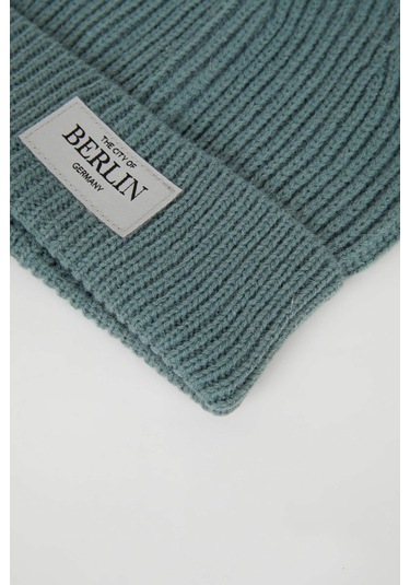 DeFacto Kadın Şehir Temalı Dokuma Etiketli Bere C6950AX24WNGN10