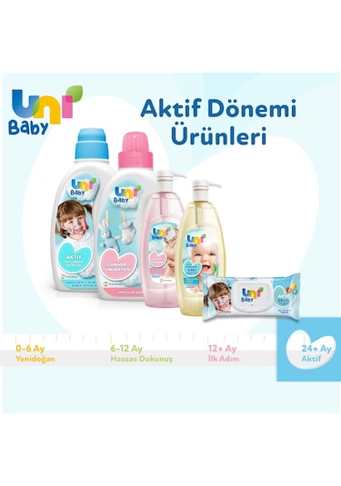 Uni Baby Aktif Bebek Islak Havlu Mendil 24 X 72'Li