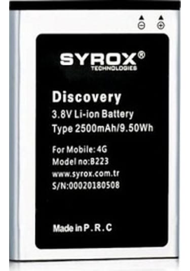 General Mobile 4G Dual Batarya Syrox