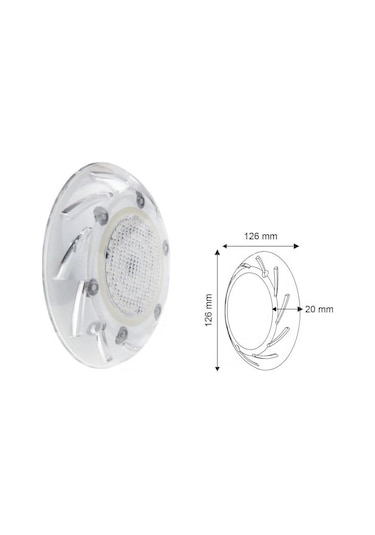 Rgb Sıva Üstü Mini Led Havuz Lambası