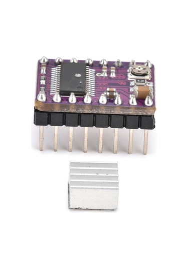 Gajeena Drv8825 Adım Motor Sürücü Modülü, 8.2-45v Dc, 2.5a Akım, 6 Bölme Ayarı, Isı Dağıtıcı, 3d Yazıcı Parçası