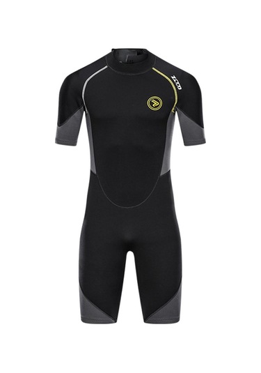 Suntek Erkekler 1.5mm Wetsuit Shorty Mayo Geri Dalış Için M
