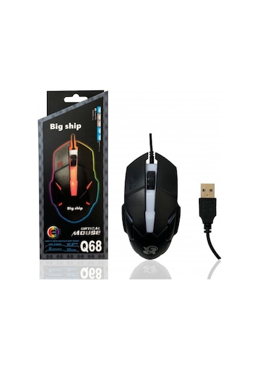 Platoon PL-1620 Usb 2400 DPI RGB Işıklı Gaming Oyuncu Mouse