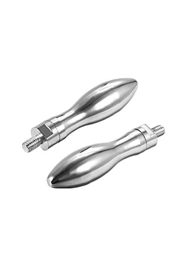 Nayomiglow Kelepçeleme Kolları Vida Düğmeleri Kol M10 X 12mm Dişli Çelik Döner Kol Tutacağı, 2 Adet 12x6x3cm