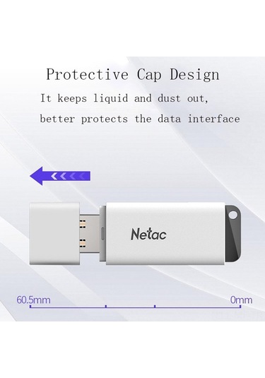 Novahub Netac U185 64gb Usb3.0 Şifreleme Usb Bellek, Hızlı Veri Aktarımı, Korumalı Klasör, Taşınabilir, Usb3.0 Hızlı Arayüz