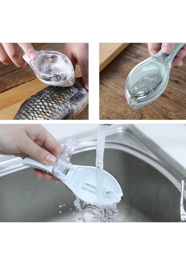 Balık Pulları Rendesi Balık Pulları Temizleyici Balık Temizleme Aleti Pulları Temizleyici Yeşil Yeşil