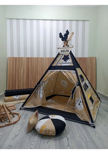 Kızıldereli Çocuk Oyun Çadırı Devrilmeyen Sabitleme Mekanizmalı Galaksi Serisi Gold