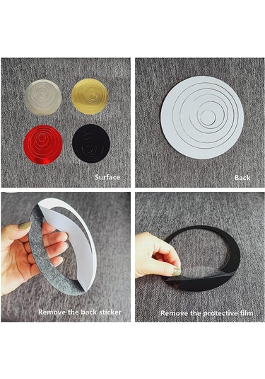 Hombey Gümüş Altın Akrilik Ayna Dekoratif Duvar Sticker, Uv Baskılı Mat Vernikli Duvar Dekoru