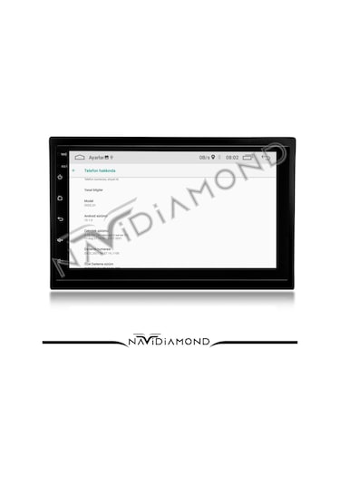 Navidiamond Mx71S 7 Inch 2 Gb Ram Android 10.1 Multimedia Teyp