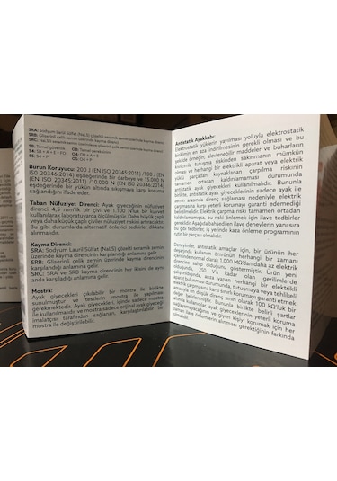 Mekap Anka Pro904 Pu Çizme Uzun Haki O4 Çelik Burunsuz Tüm Nolar