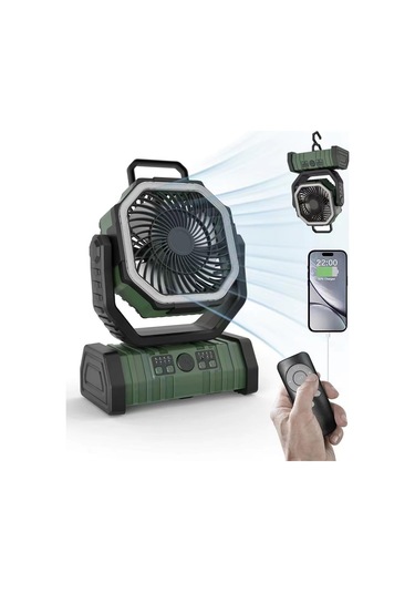 Jialan Kamp Fanı Asma Tavan Vantilatörü Işıklar İle Çok