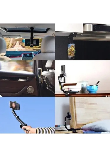 Multifonksiyon Araç Telefon Tutucu Çok Renkli