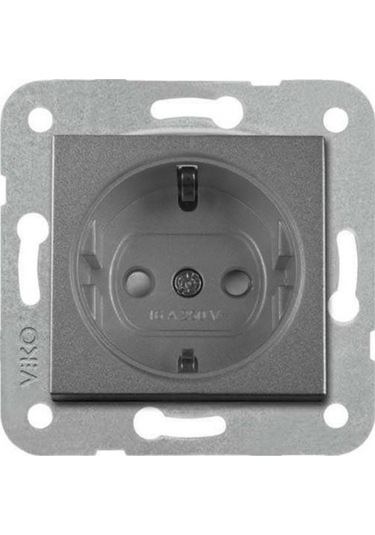 Artline Novella/trenda Füme Topraklı Priz - Çerçevesiz