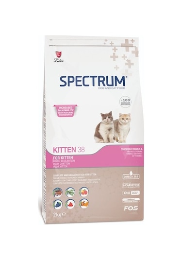 Spectrum Kitten 38 Tavuklu Yavru Kedi Maması 2 KG