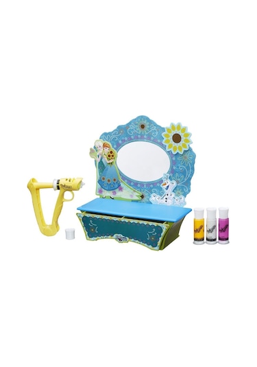 Lisanslı-Doh Vinci Frozen Makyaj Masası Tasarım Seti B5512