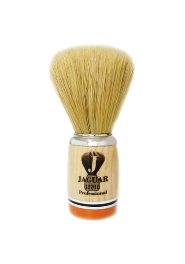 Jaguar 117/11 Ahşap Doğal Kıl Tıraş Fırçası, Tıraş Sabunu Seti