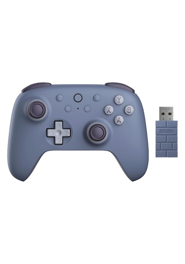 8bitdo Ultimate 2c Kablosuz 2.4g Oyun Kolu Blueberry Koyu Mavi