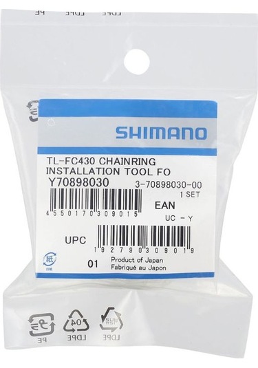 Shimano Tl-fc430 E-steps Dişli Sökme Takma Anahtarı Du-ep600/ep801 İçin Siyah