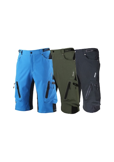 Arsuxeo Baggy Şort Bisiklet Bisiklet Pantolon Nefes Xl Mavi