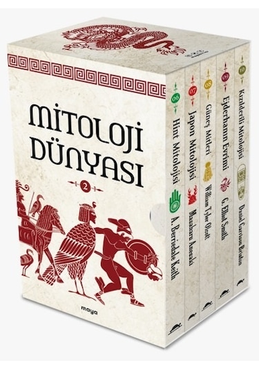 Maya Mitolojik Kitaplar Seti 2 - 5 Kitap Takım- Maya Kitap
