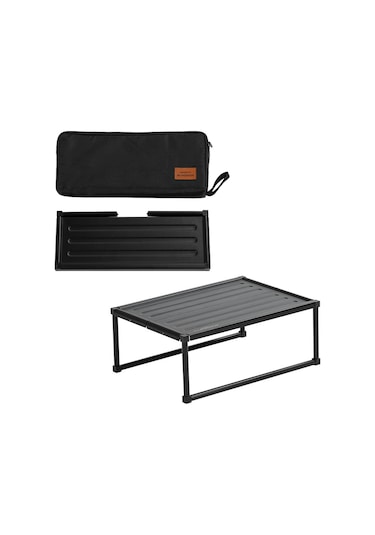 Moveevo Kamp Ve Piknik İçin Katlanabilir Portatif Alüminyum Masa, Hafif Ve Pratik Çok Renkli