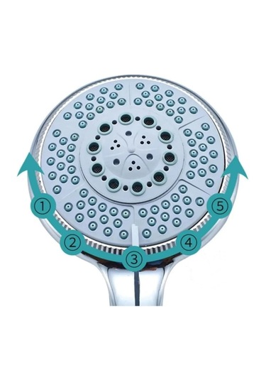 Yapıtaşı Yt10 Elips Kopmaz Örgülü Banyo Duş Seti 5fonksiyonlu Krom