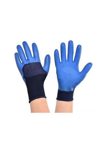 Geeroyoo Doğal Lateks İş Eldivenleri: Dayanıklı, Kayma Ve Aşınma Direnci, Su Geçirmez, Konforlu Koruma