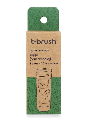 T-Brush Naneli Cam Şişe Diş İpi - 30 metre