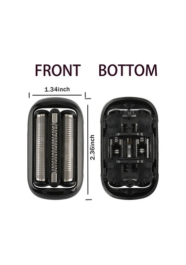 Markingyes 53b Elektrikli Tıraş Makinesi Yedek Başlık Paketi 5/6 - 5020cs 5018s 5035s 5049cs 5050cs 6020s 6040cs Siyah Tıraş Makinesi Yedek Başlığı 6wl8rz