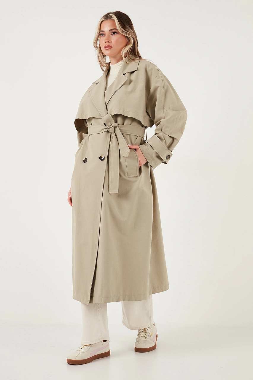 Lela Bayan Trençkot 6839605 Açık Yeşil Açık Yeşil