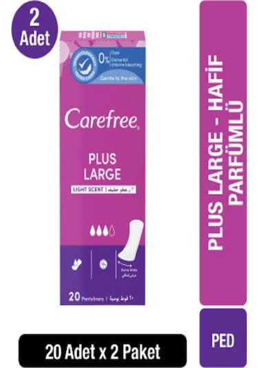 Carefree Refresh Maxi Günlük Ped 20'li x2