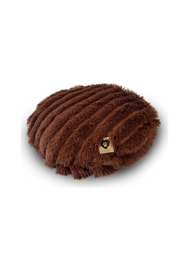 Tigres Puffy Çinçila Simit Şeklinde Kedi Ve Köpek Yatağı 50 Cm