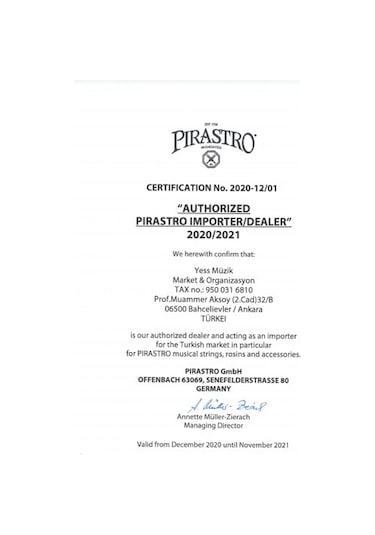 Pirastro Chromcor Set Keman Teli 319020