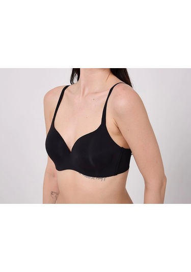 Freshness Msf02 Geniş Sırt Kuşaklı Lazer Kesim Sütyen Siyah