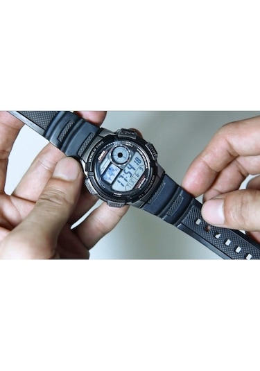 Casio Ae-1000W-1A -1000W-1B Plastik Saat Kordonu Fezalüx Marka