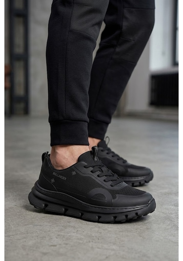 Bulldozer Buldozer 261410 Erkek Klasik Sneaker Siyah