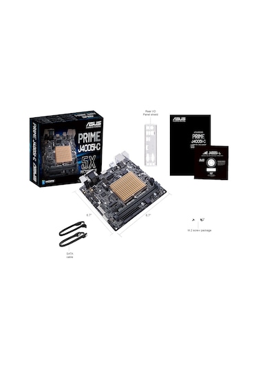 Asus Prime J4005I-C Intel Celeron J4005 2400 MHz DDR4 Mini ITX Anakart