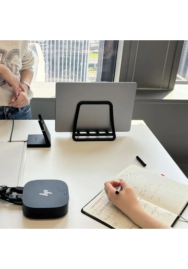 Dikey Dizüstü Bilgisayar Standı Evrensel Tablet Masaüstü Standı Dizüstü Black