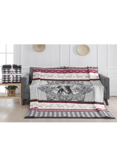 Dolce Bonita Home Tek Kişilik Pamuklu Battaniye Adali