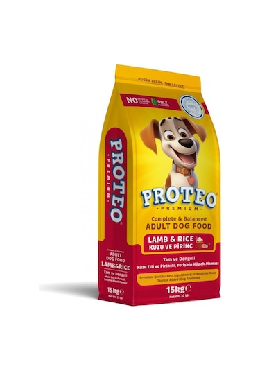 Proteo Kuzu Etli Yetişkin Köpek Maması 15 KG