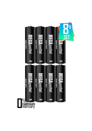 8li Aaa R03 İnce Kalem Pil Kumanda Pili Zn-c 1.5v
