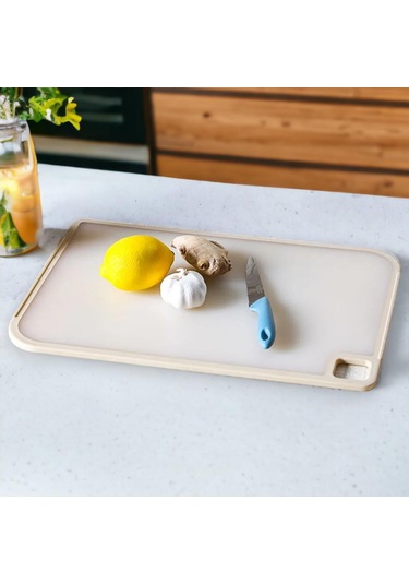 Fika Kesme Tahtası Büyük 305 445 9 Mm Bej