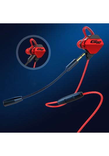 Ruicoo G10-a Oyun Kulaklığı - Çift Hoparlörlü, Mikrofonlu, 3.5mm, Ps4/xbox/pc Uyumlu, Ses Kontrollü, Hafif Tasarım