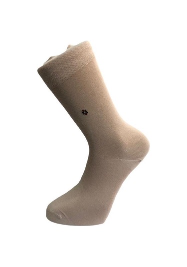 Pamuklu Erkek Çorap Bej