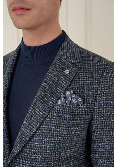 C 693 Slim Fit Siyah Spor Ceket Siyah