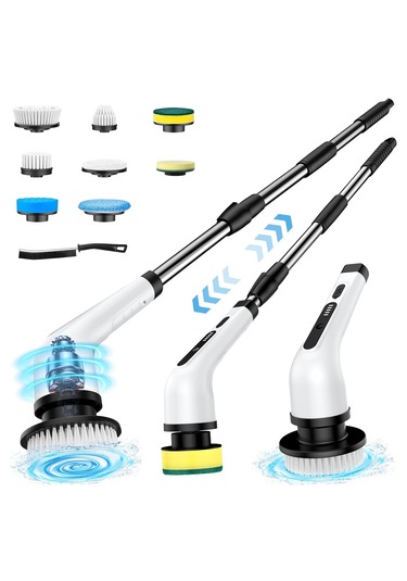 Robo 8 Başlıklı Şarjlı Dijital Temizlik Fırçası