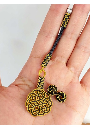 Bakır El İşi Kazaz Püskül & 2 Habbeli Takım 52014 Çok REnkli