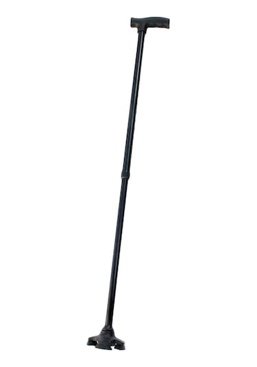 Dolıty Yürüme Bastonu Rahat Tutuş Teleskopik Hafif Siyah Siyah