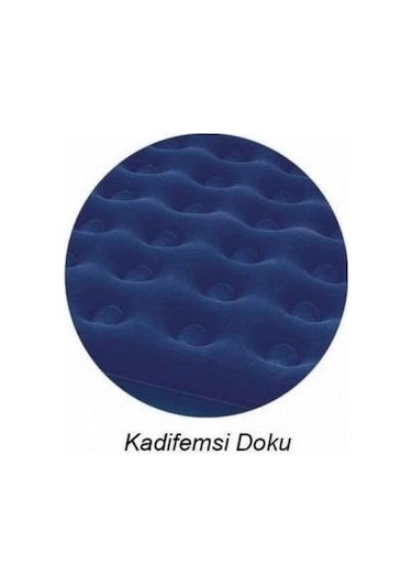 Bestway Pavillo Çift Kişilik Şişme Yatak + Pompa + 2 Yastık - Lacivert 67002 BW131