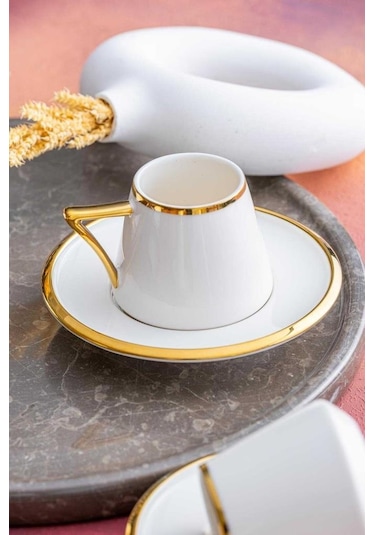 Acar Elora 6 Kişilik Kahve Fincanı Takımı Hxf-05919